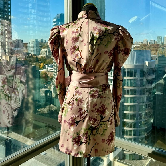 🆕 BRONX & BANCO 🧿 NWOT Noel Sakura Long Sleeve Mini Dress - Size XS / US 2 - Picture 8 of 15